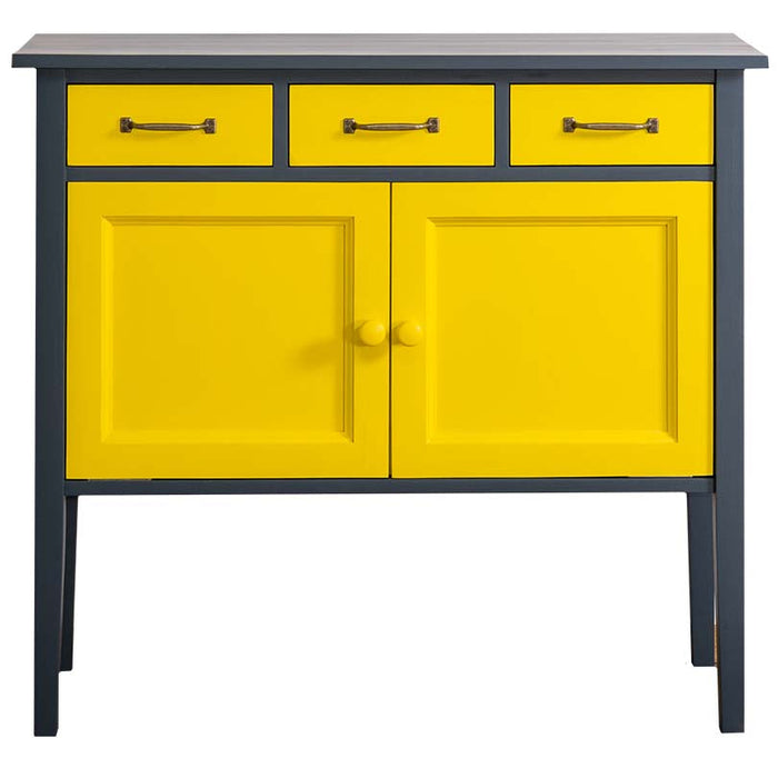 Sideboard aus Massivholz mit drei Schubladen