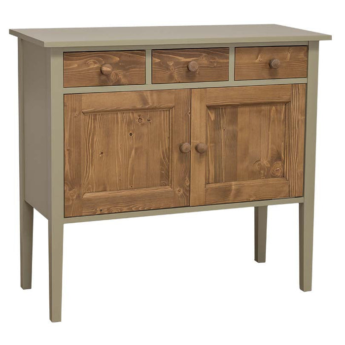 Sideboard aus Massivholz mit drei Schubladen