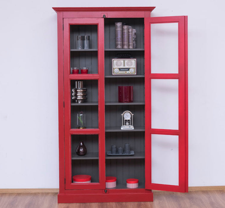 Massiver Schaukasten mit externem Verschlusssystem | Bücherregal | Vitrine