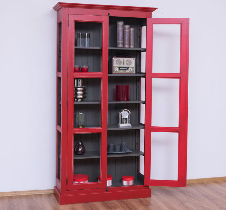 Massiver Schaukasten mit externem Verschlusssystem | Bücherregal | Vitrine